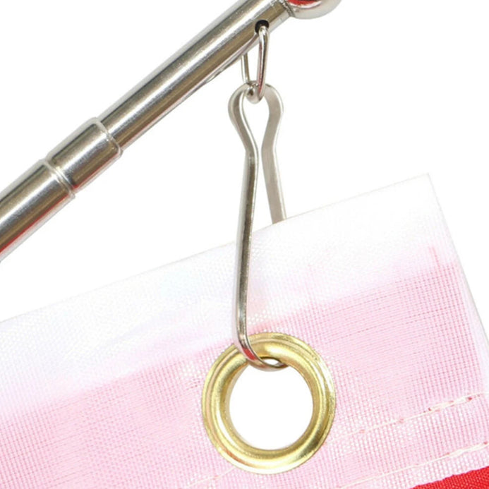 Accroches mât pour drapeau