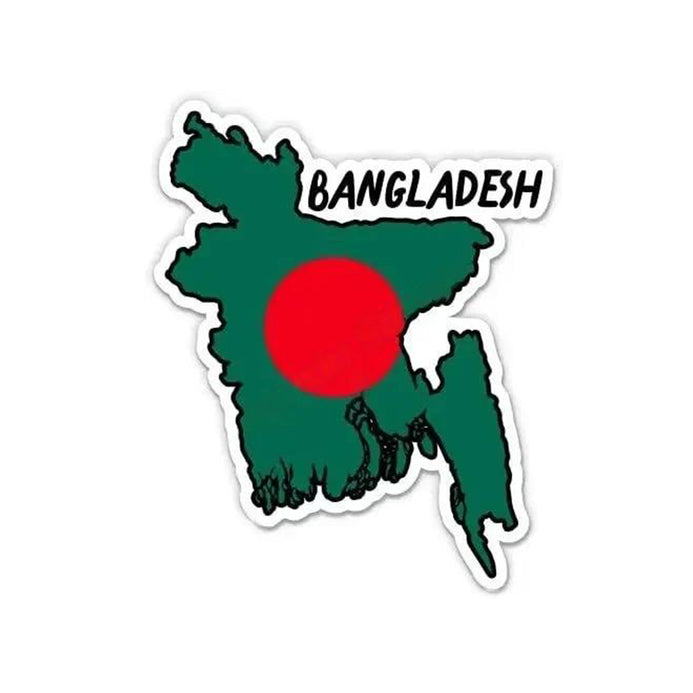 Autocollant carte Bangladesh