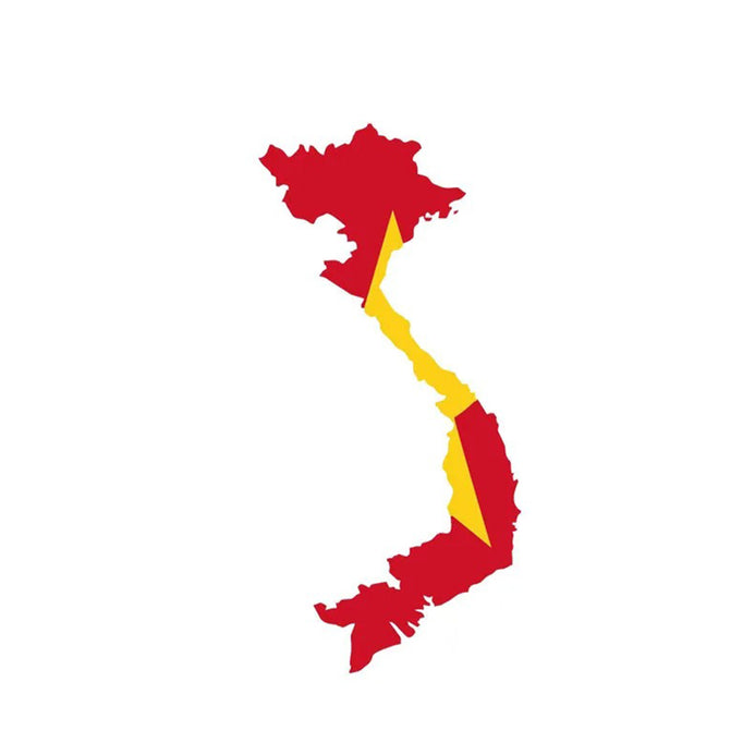 Autocollant carte Vietnam