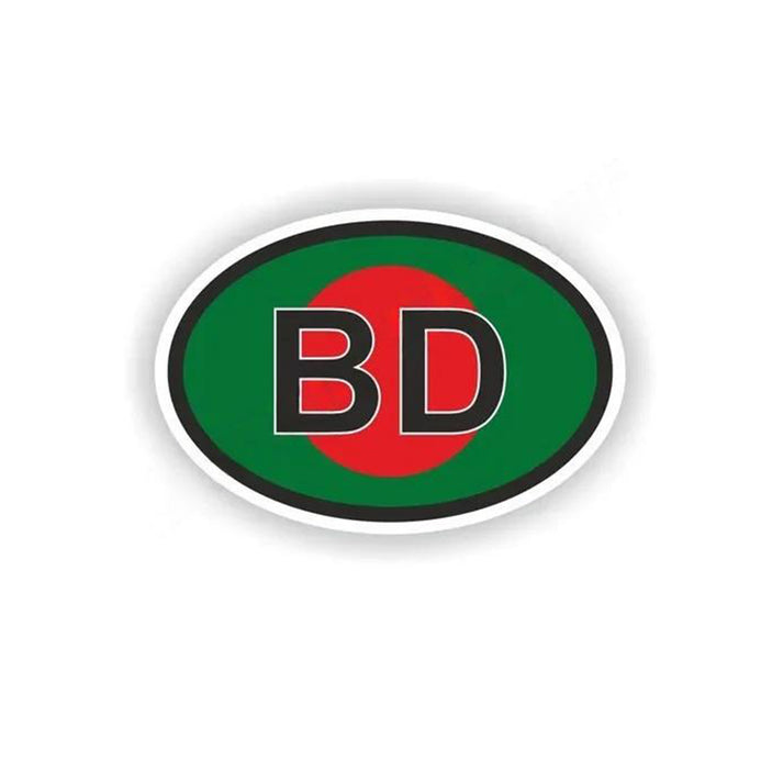 Autocollant drapeau Bangladesh pour voiture