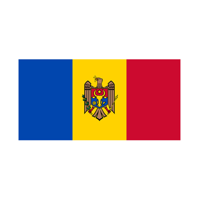 Autocollant drapeau Moldavie