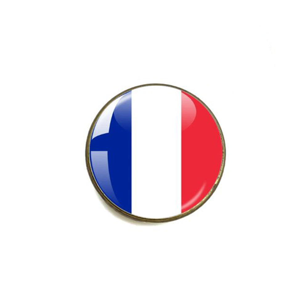 broche drapeau france