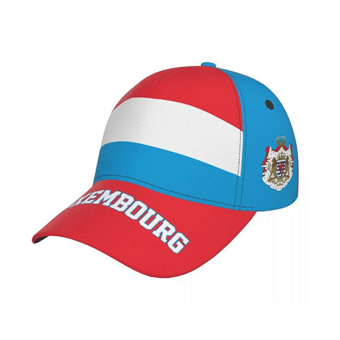 Casquette drapeau Luxembourg intégral