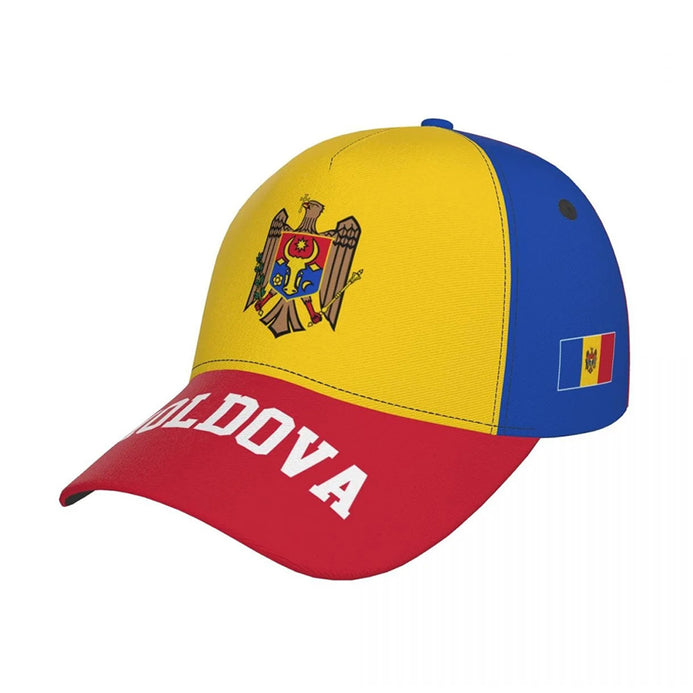 Casquette drapeau Moldavie intégral