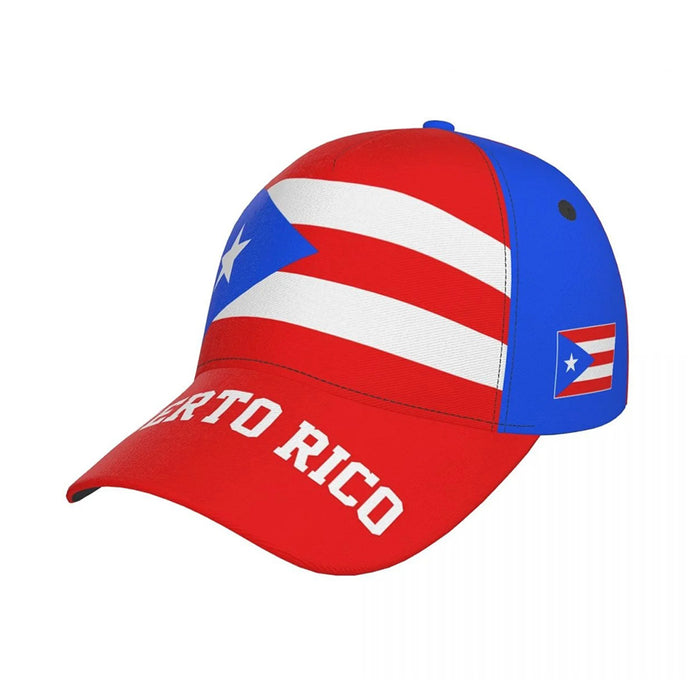 Casquette drapeau Porto Rico intégral
