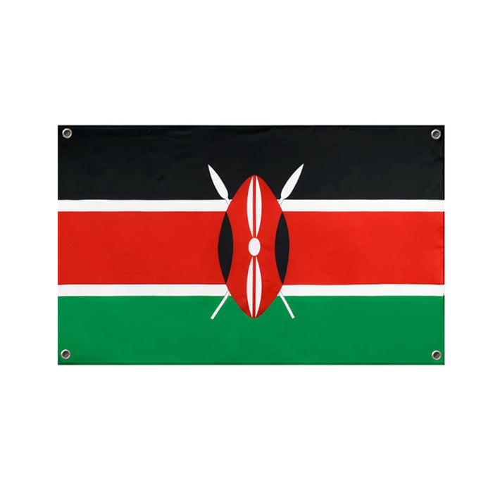 Drapeau Kenya 4 œillets