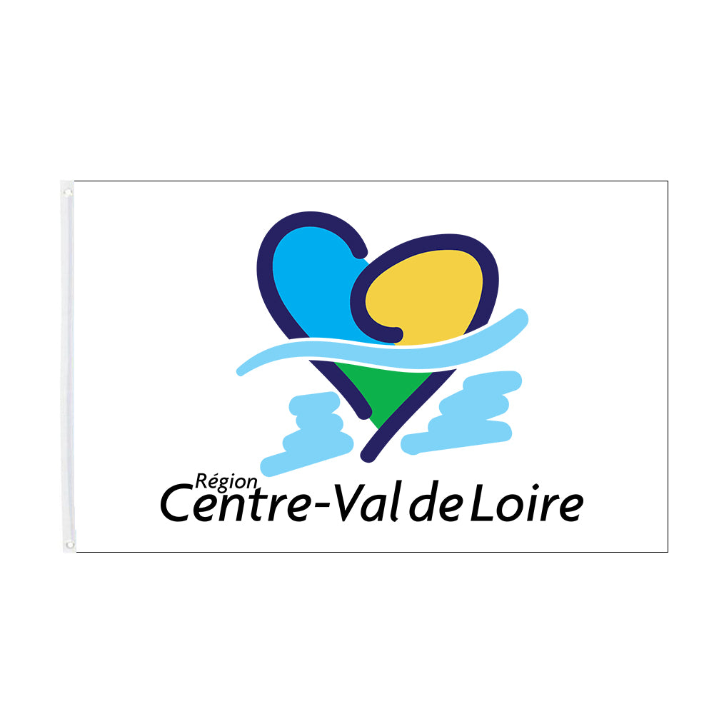 Pin's Drapeau Région Centre-Val De Loire - En Acier, Neuf Avec étiquettes