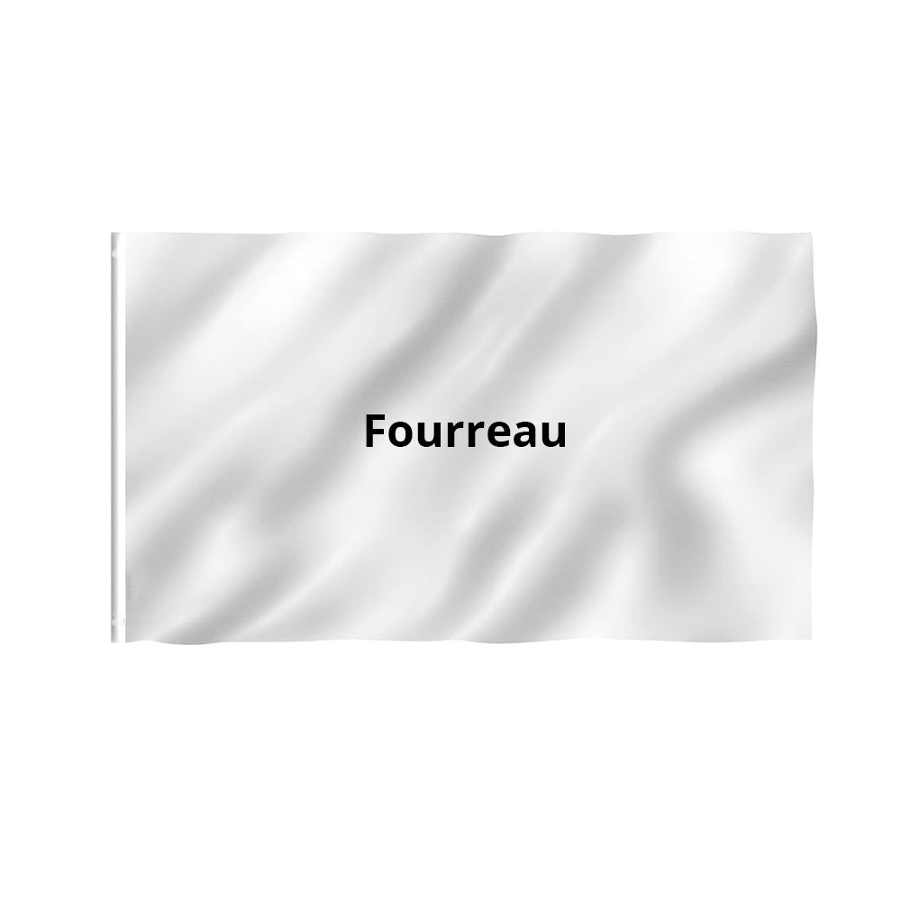 drapeau personnalisé fourreau