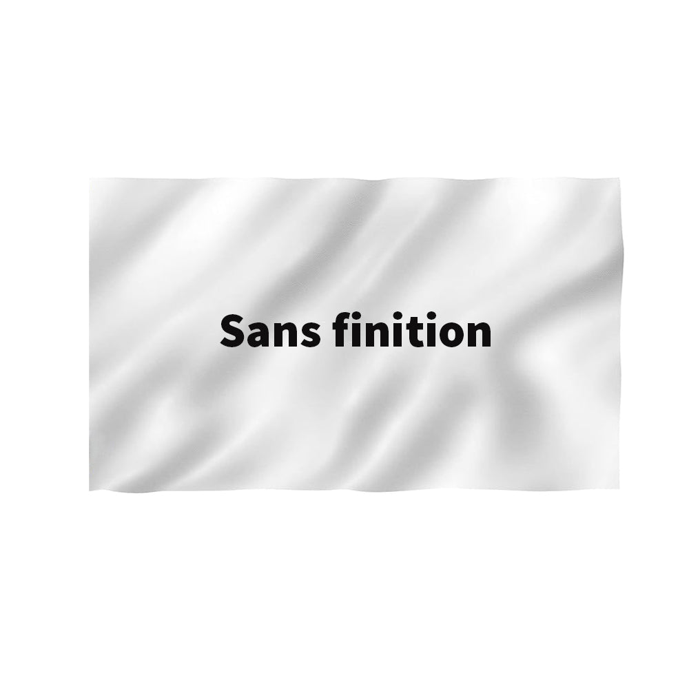 drapeau personnalisé sans finition