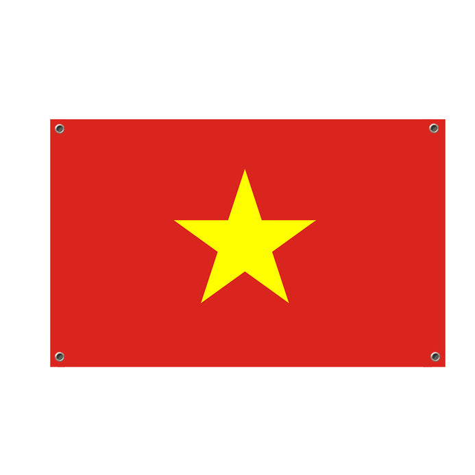 Drapeau Vietnam 4 œillets