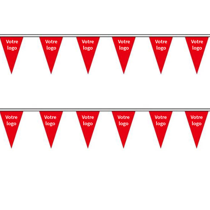 guirlande personnalisée drapeaux triangles