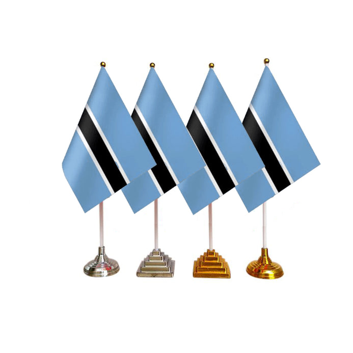 Lot drapeaux Botswana de table