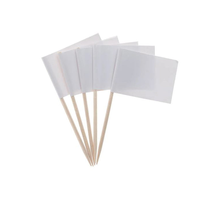 Mini pics en bois drapeaux personnalisés