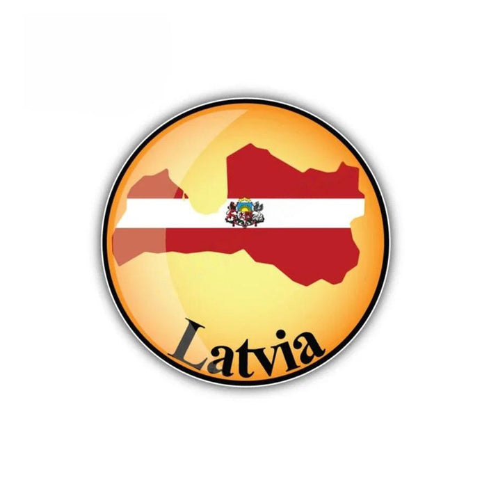 Sticker drapeau Lettonie