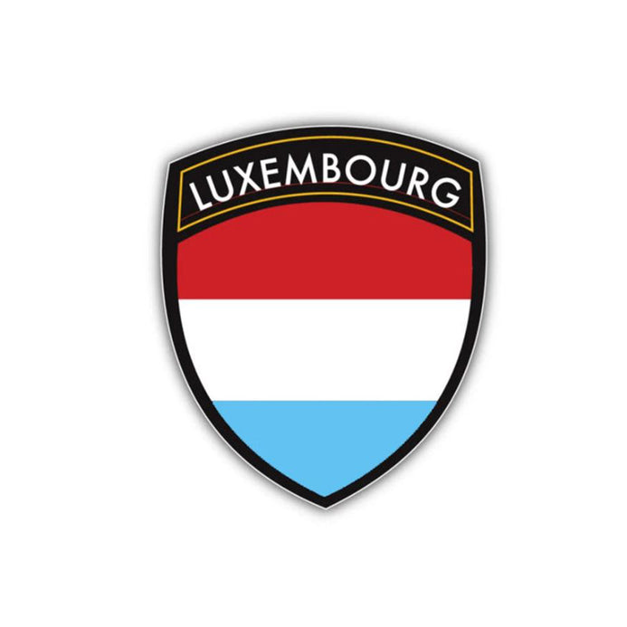 Sticker drapeau Luxembourg