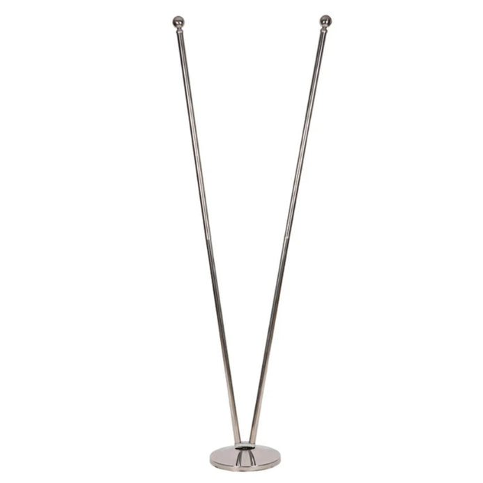 double support drapeaux de réception