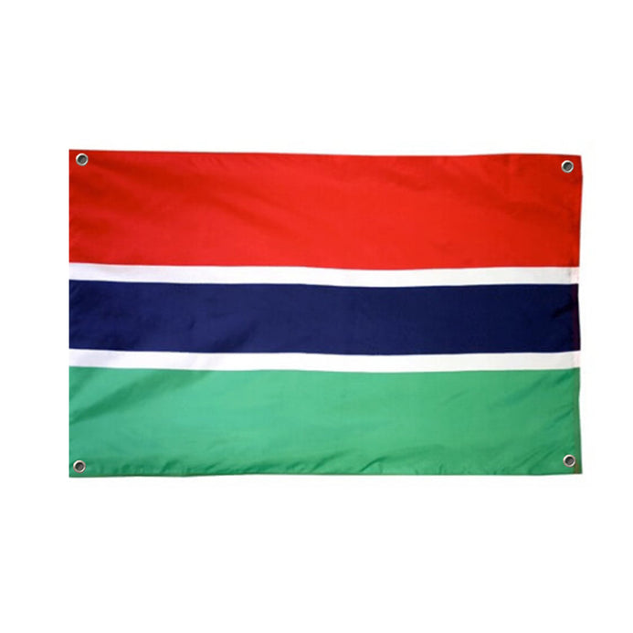Drapeau Gambie 4 œillets