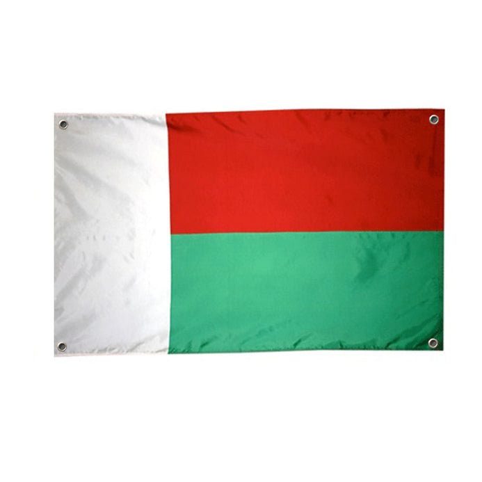 Drapeau Madagascar 4 œillets