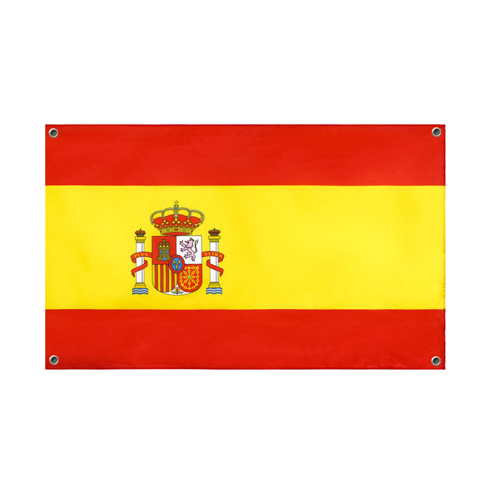 Drapeau Espagne 4 œillets