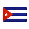 Drapeau Cuba 4 œillets