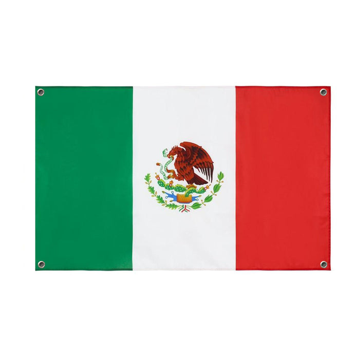 Drapeau Mexique 4 œillets