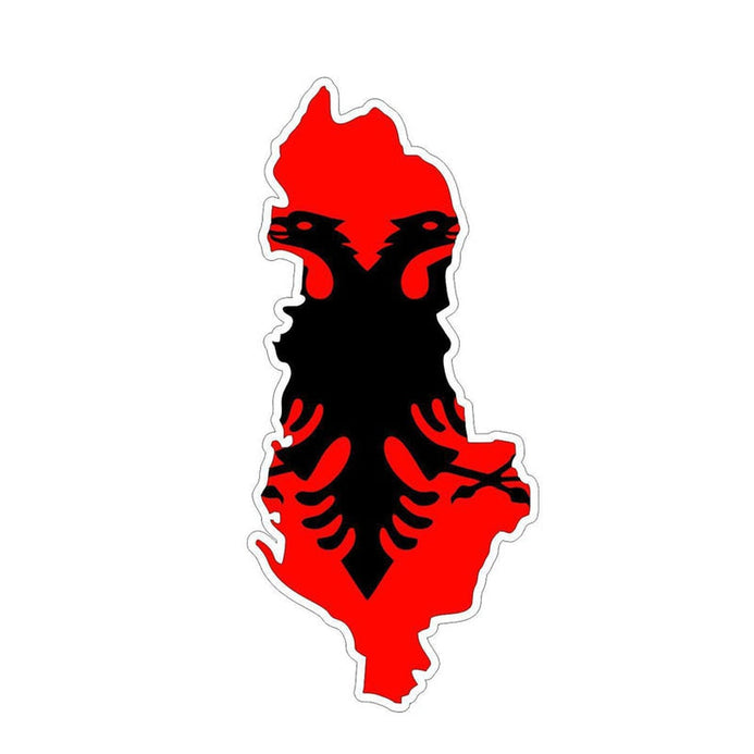 Autocollant carte Albanie