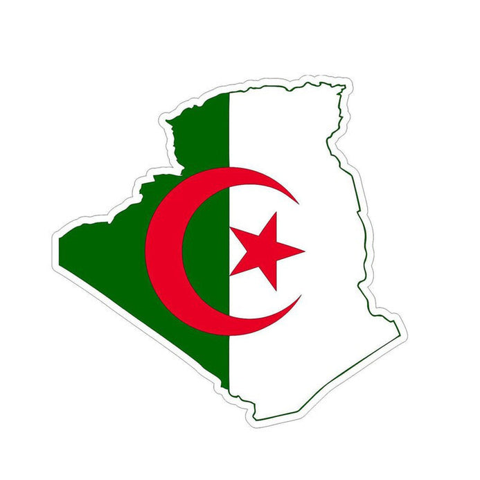 Autocollant carte Algérie