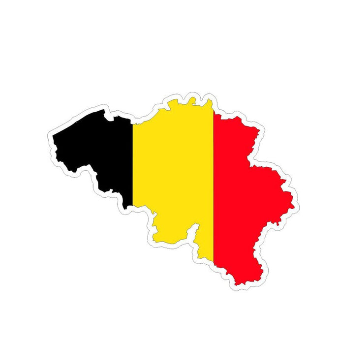 Autocollant carte Belgique