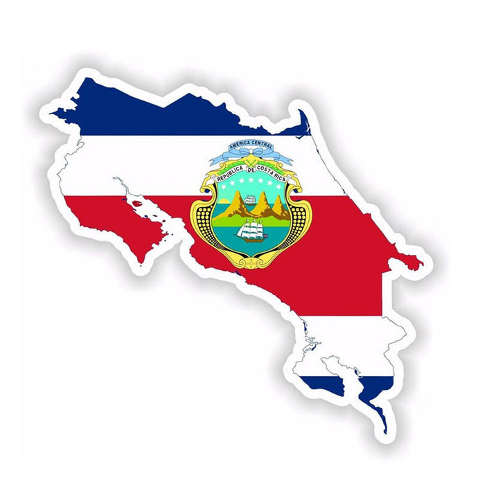 Autocollant carte Costa Rica