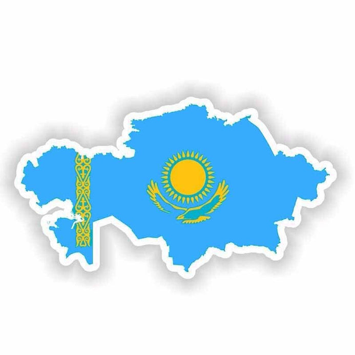 Autocollant carte Kazakhstan