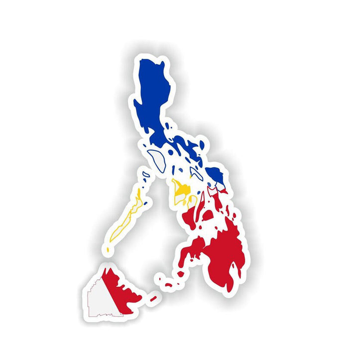Autocollant carte Philippines