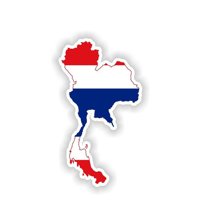 Autocollant carte Thaïlande