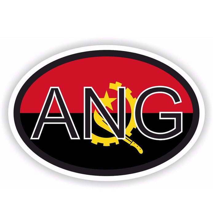 Autocollant drapeau Angola