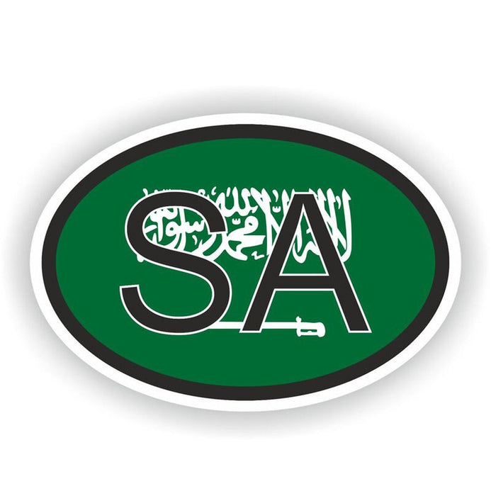 Autocollant drapeau Arabie Saoudite