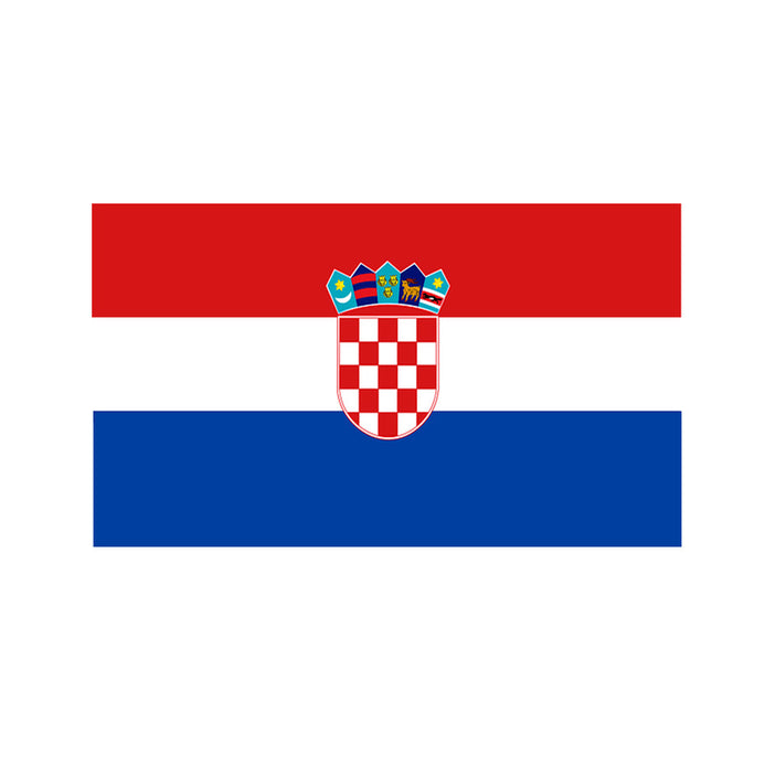 Autocollant drapeau Croatie