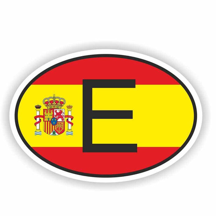 Autocollant drapeau Espagne pour voiture