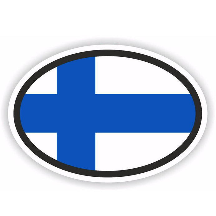 Autocollant drapeau Finlande