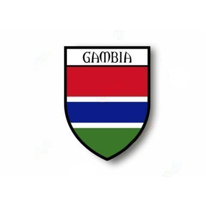 Autocollant drapeau Gambie