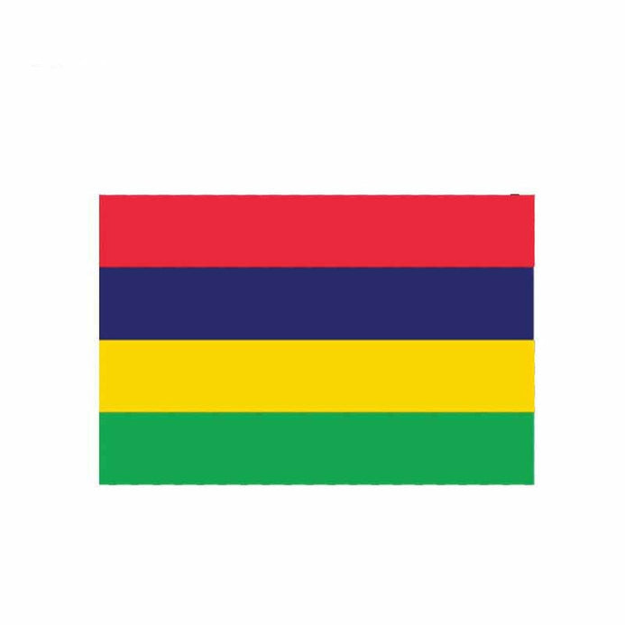 Autocollant drapeau Maurice