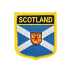 Badge drapeau Ecosse avec blason