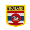 Badge drapeau Thaïlande éléphant