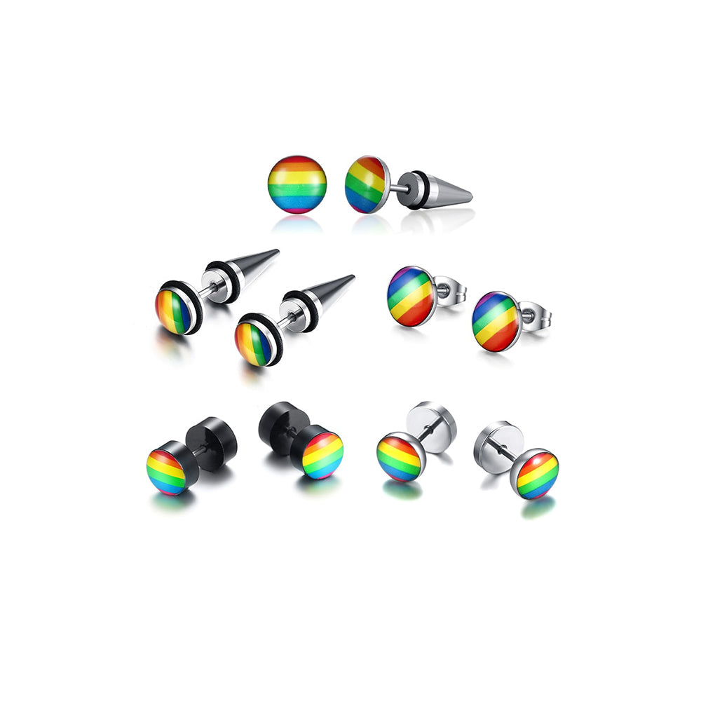 Boucles d'oreille drapeau LGBT