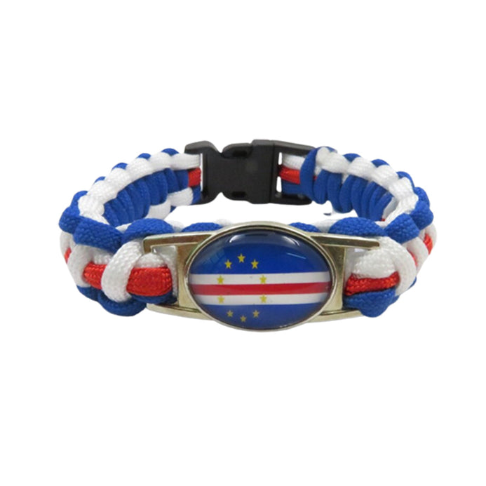 Bracelet drapeau Cap-Vert