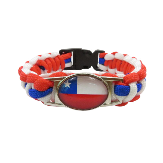 Bracelet drapeau Chili
