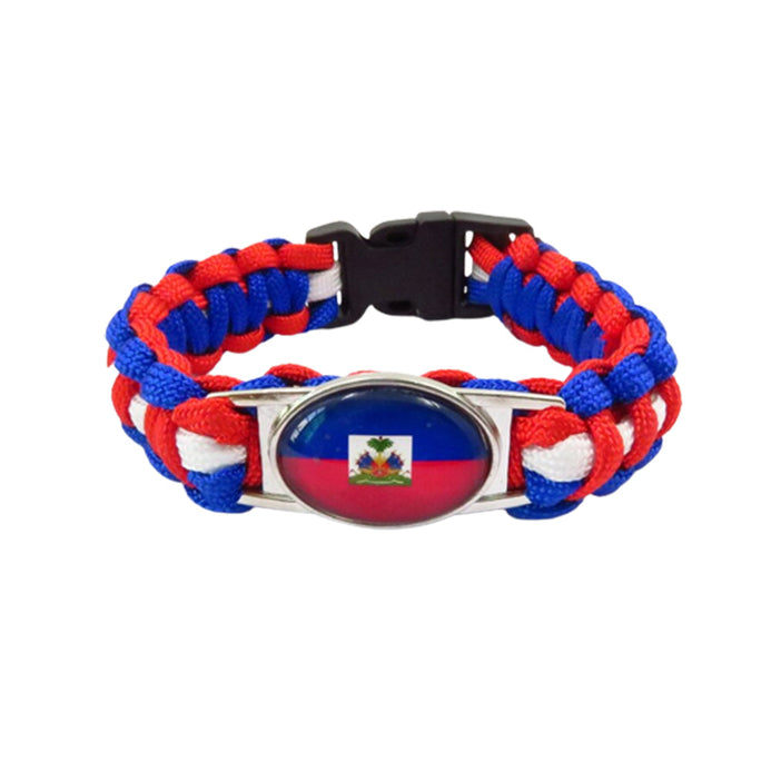 Bracelet drapeau Haïti