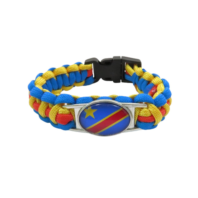Bracelet drapeau République démocratique du Congo