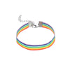 Bracelet en tissu drapeau LGBT