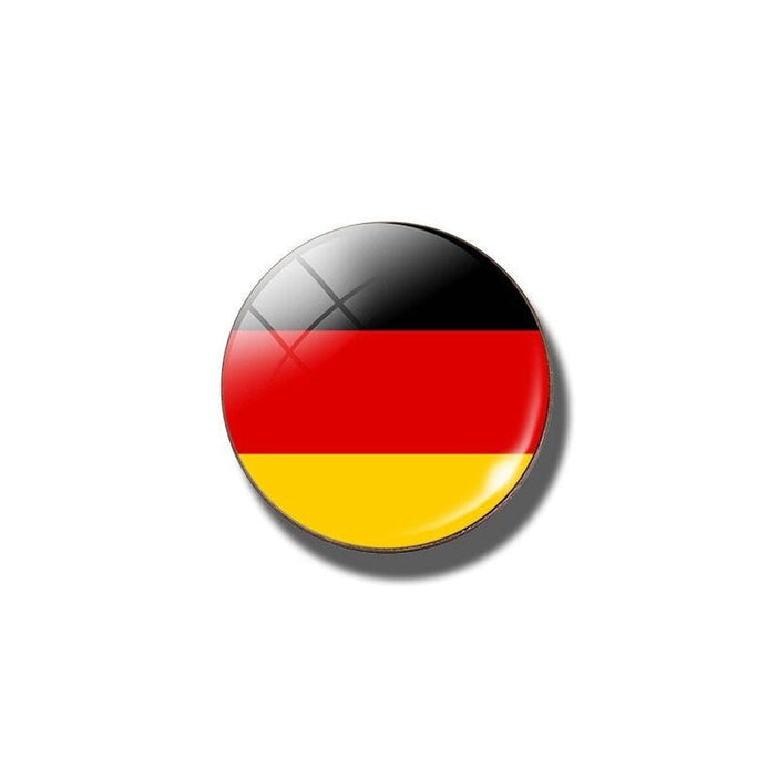 Broche drapeau Allemagne rond