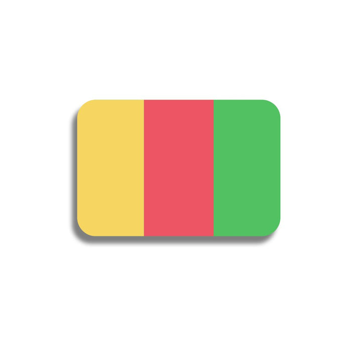 Broche drapeau Guinée