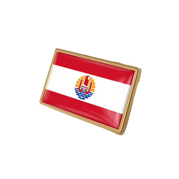 Broche drapeau Polynésie française